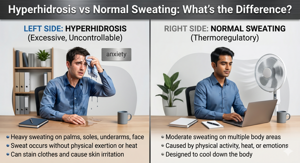 Hyperhidrosis vs Normal Sweating: What's the Difference?