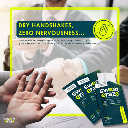 Sweat Eraze DryLock Sweat Control Wipes